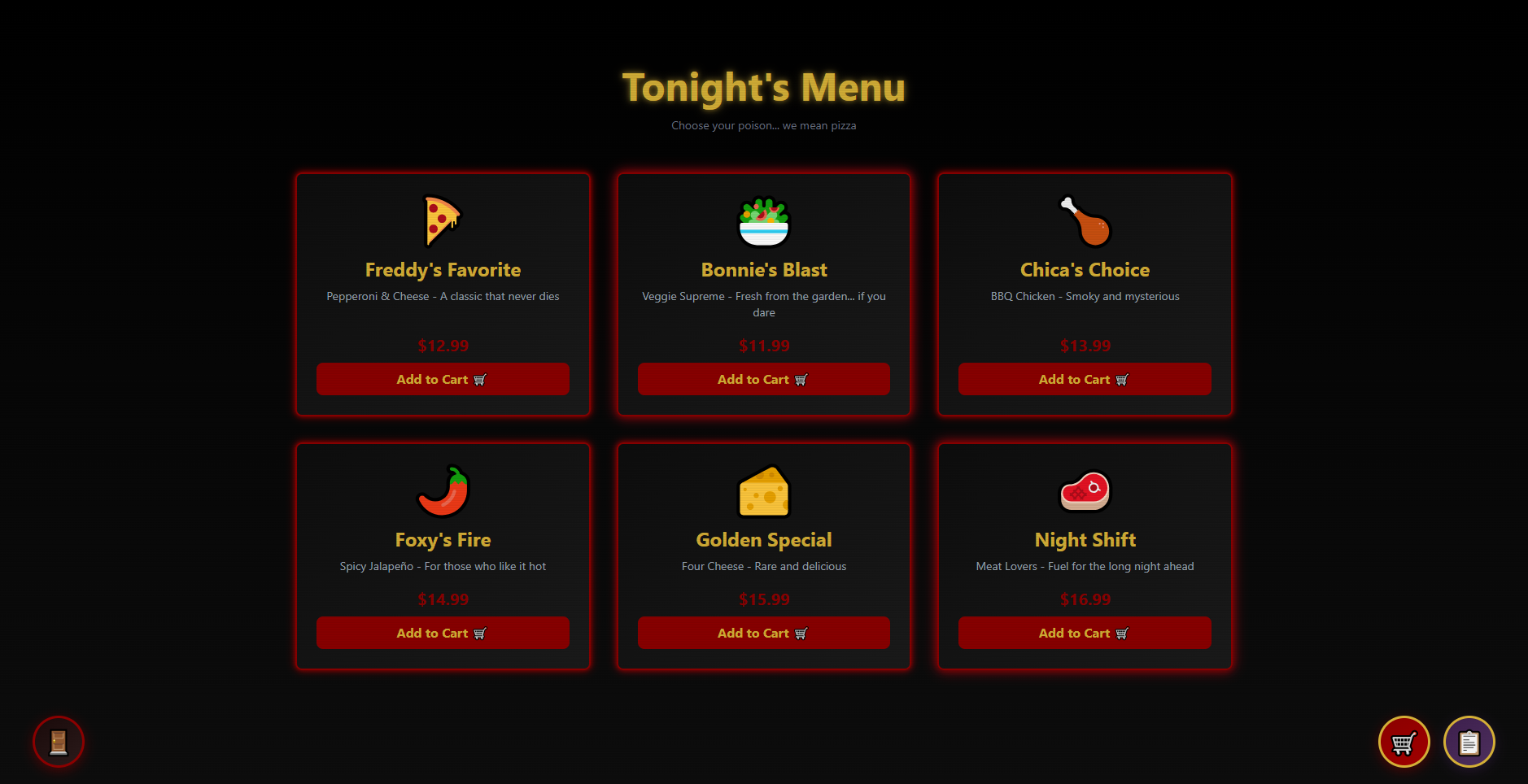 FNAF Pizza Screenshot 2