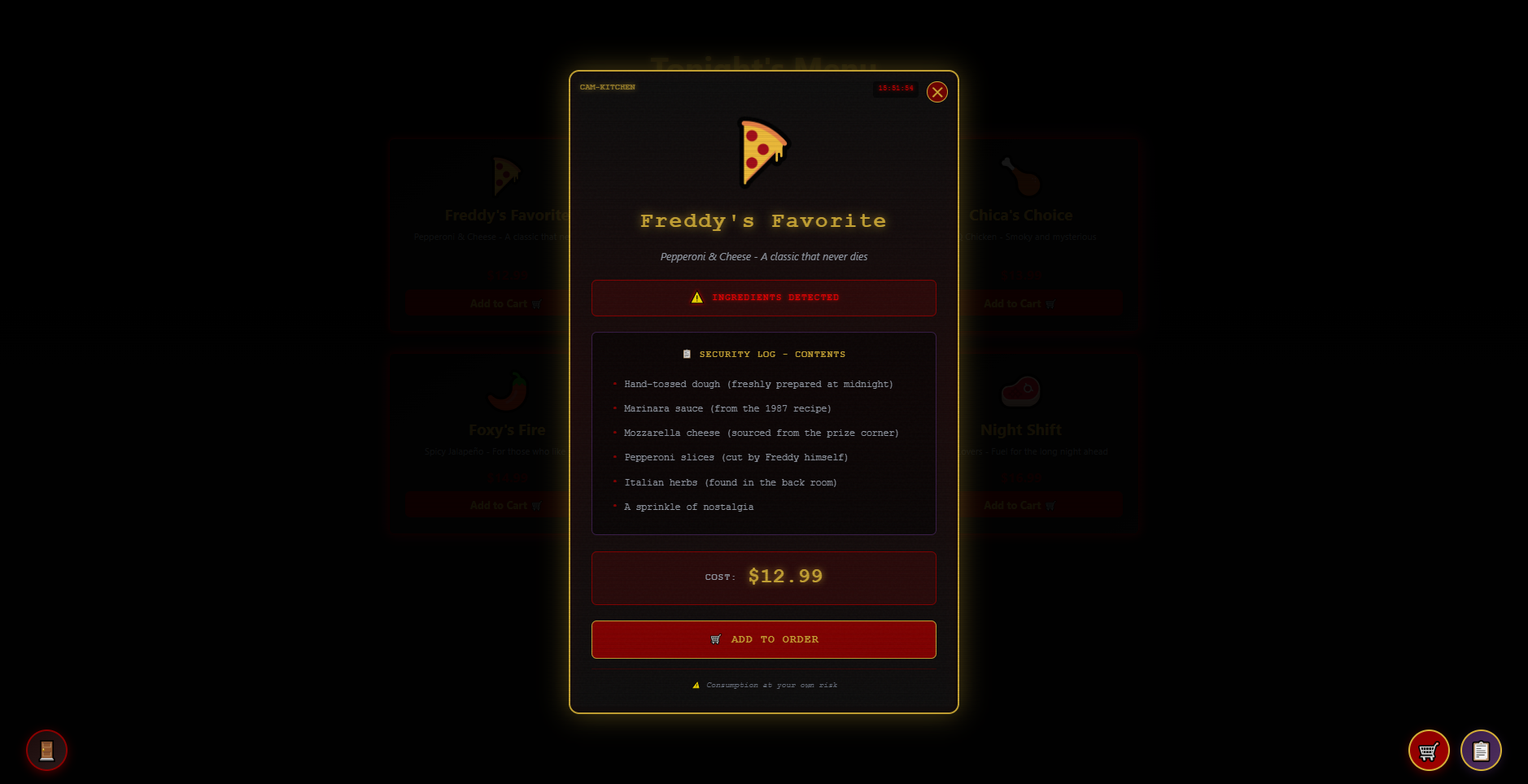 FNAF Pizza Screenshot 3